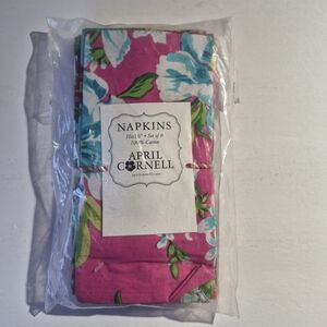 April Cornell Floral Napkins Set Of 8
